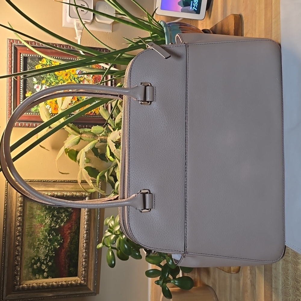 Kate Spade Terri Grove Taupe Shoulder Bag W/ Real Real Dust Bag - Picture 3 of 11